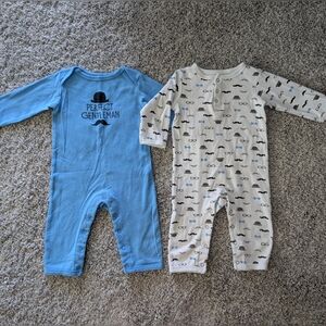 2 baby boys sleepers 9-12 months